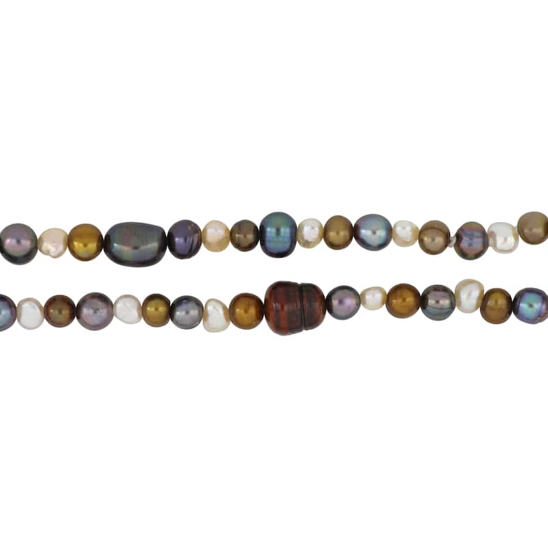 Miadora 4-8mm Multi-Color Cultured Freshwater Pearl Endless Necklace - 72 in.