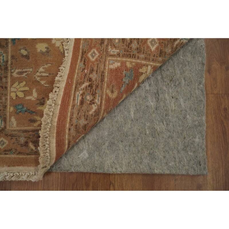 Hand Knotted Oriental 100% Wool Carpet Traditional All-Over Brown Ziegler Area Rug - 3' 1'' X 2' 1''