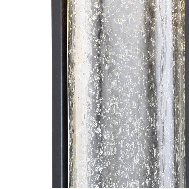 Logan 1 Light LED Cylinder Outdoor Wall Lantern Clear Glass