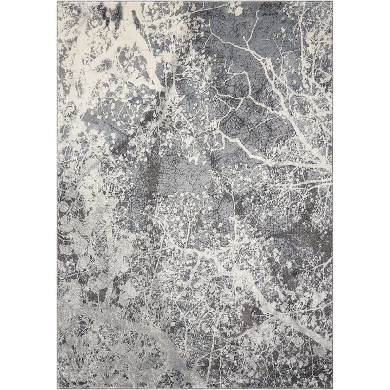 Nourison Maxell Contemporary Grey Ombre Abstract Area Rug