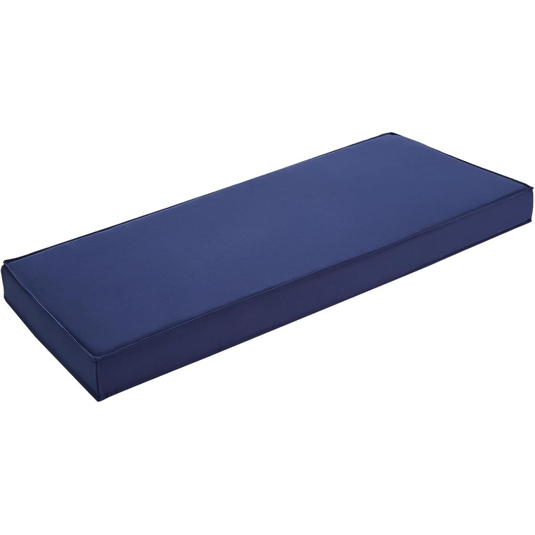 Waterproof Outdoor Bench Cushion 59x18 Inch, Fade Resistant Patio Seat Pad with Removable Cover