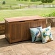 preview thumbnail 3 of 1, Eucalyptus Wood Storage Box, Lancaster Outdoor Furniture Collection - Natural