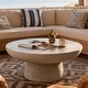 preview thumbnail 9 of 27, Round Coffee Tables Accent Center Table Grey