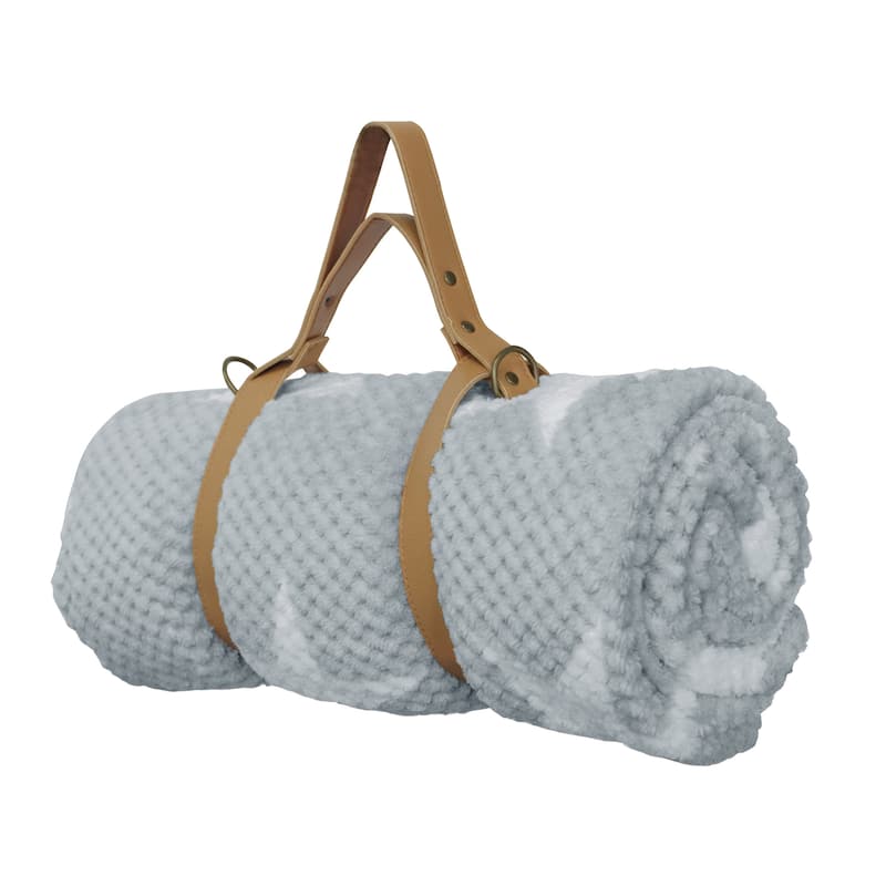 Star Printed Flannel Travel Throw