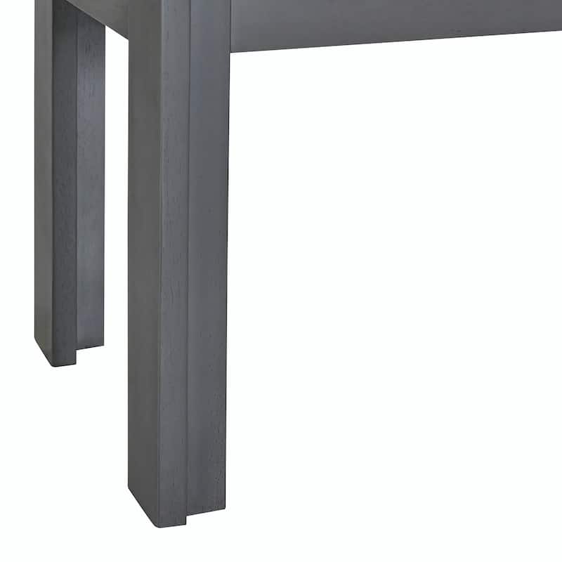 3-Piece Retro Dining Set - Rectangular Trestle Table with 2 Benches