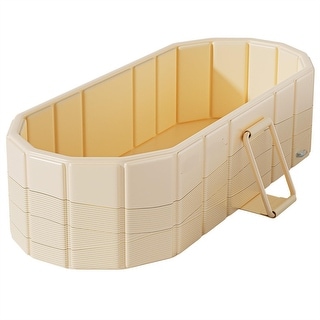 Portable insulated bathtub - 59.1"L x 33.9"W x 19.7"H