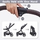 preview thumbnail 20 of 26, Foldable Baby Stroller,High Landscape Stroller for Toddlers, Convertible Infant Pram - N/A