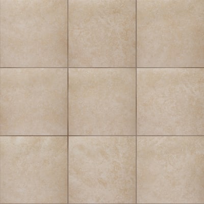 Merola Tile Roma Beige 13" x 13" Porcelain Floor and Wall Tile