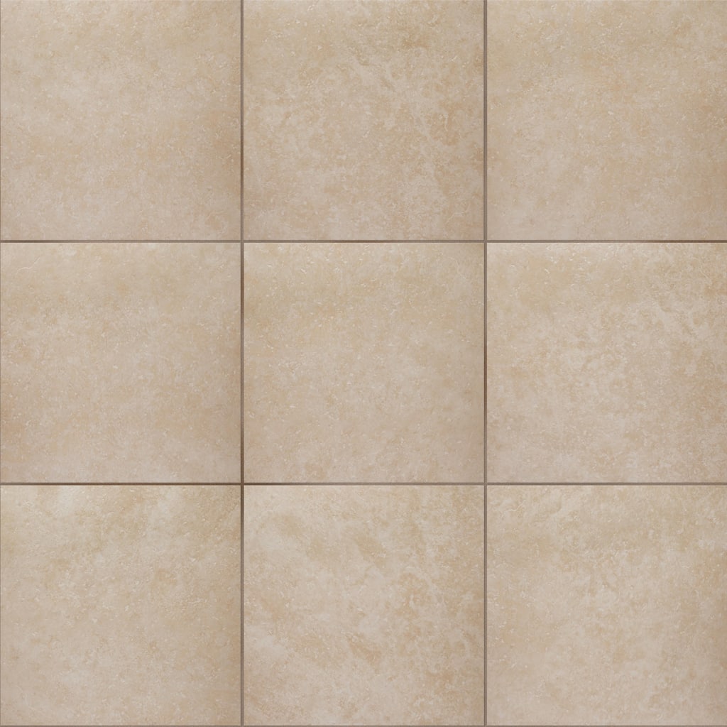Merola Tile Roma Beige 13" x 13" Porcelain Floor and Wall Tile