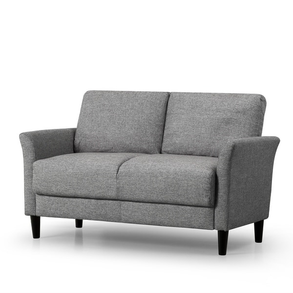 slide 4 of 9, Priage by ZINUS Soft Grey Upholstered Loveseat