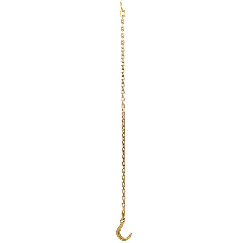 Tow Chain with 8 Inch Forged J Hook and Grab Hook