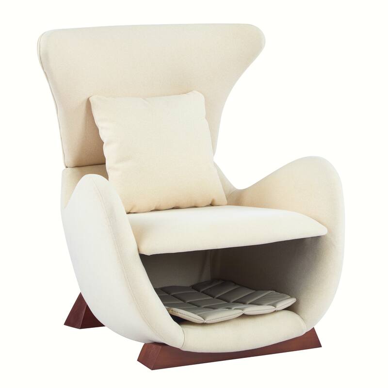 Christopher Knight Home - Modern Upholstered Accent Chair with Pet Nook Storage