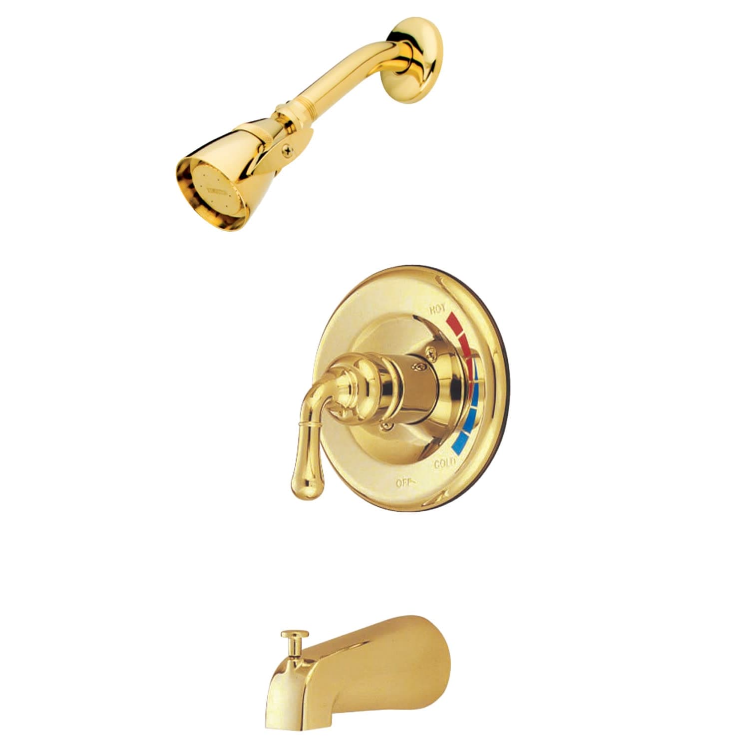 Elements Of Design Tub and Shower Faucet with Single Handle