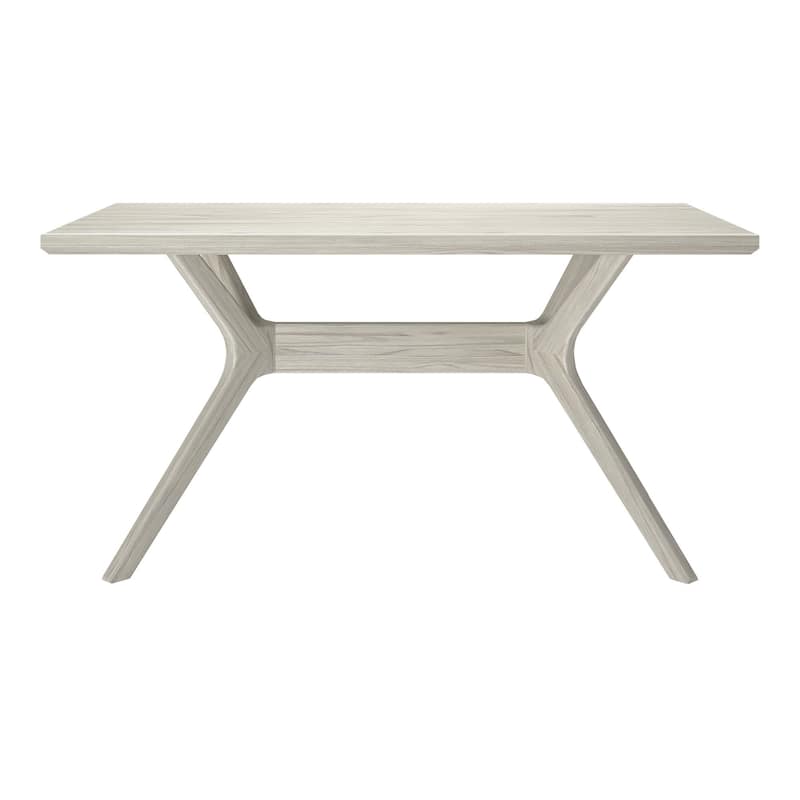 Plank and Beam Verso Cross Leg Rectangular Dining Table - 60"