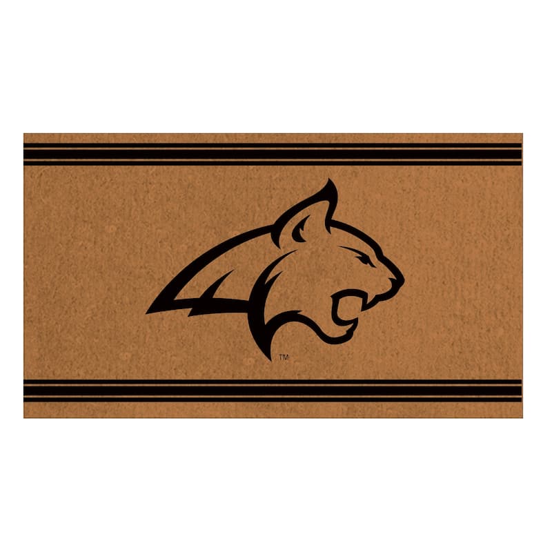 Montana State University Monochrome Indoor/Outdoor Coir Door Mat - 28" x 16"