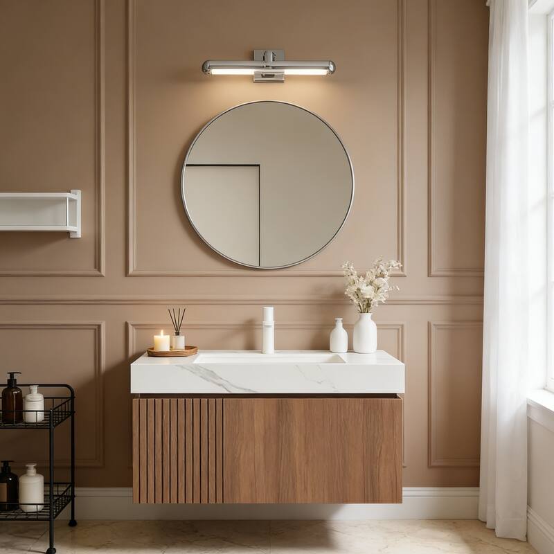 Floating Storage Bathroom Vanity with 1 Pre-drilled Faucet Hole