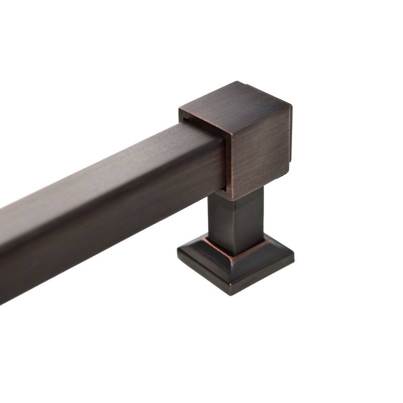 Utopia Alley Brett Pull Handle - Decorative Oil Rubbed Bronze Cabinet Drop Pull Handles for Cabinets, 3.78" Center to Center