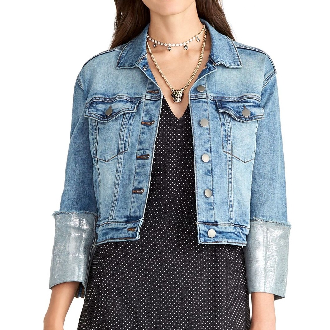 m and s denim jacket