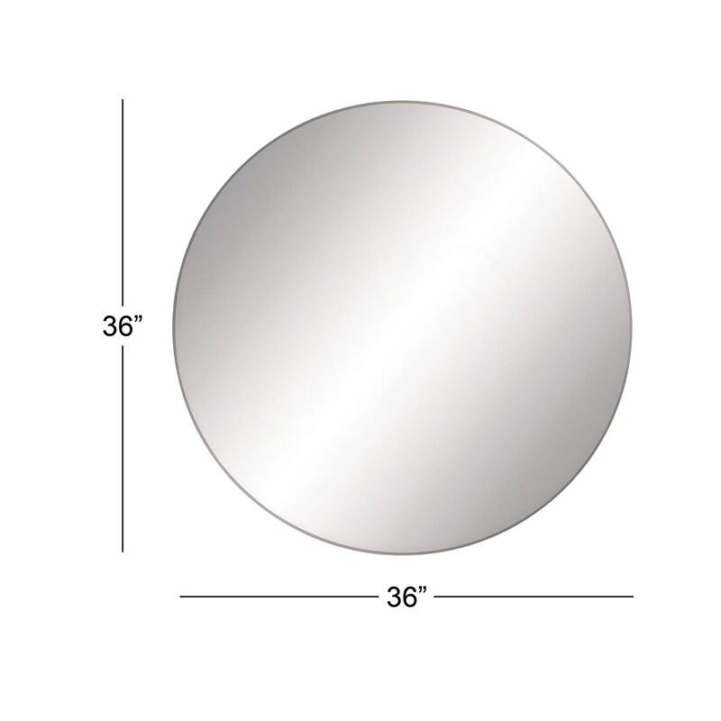 Multiple Frame Finishes / Sizes Modern Contemporary Round Wall Mirrors