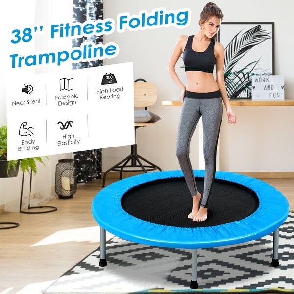Costway 38 Rebounder Trampoline Adults and Kids Exercise Workout