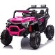 preview thumbnail 42 of 55, 24V 400W Kids Ride On Electric UTV W/Parents Remote Control,Four-Wheel Suspension,LED Lights,Portable Handle