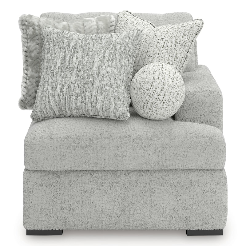 Signature Design by Ashley Snodoodle Gray 10-Piece Sectional - 144" W x 113" D x 40" H
