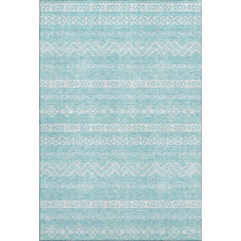 Premium Washable Super Soft Global Stripes Mayfield Rug