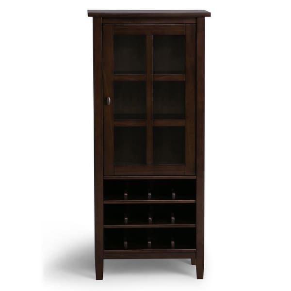 WYNDENHALL Norfolk 12 Bottle SOLID WOOD 23 inch Wide Transitional