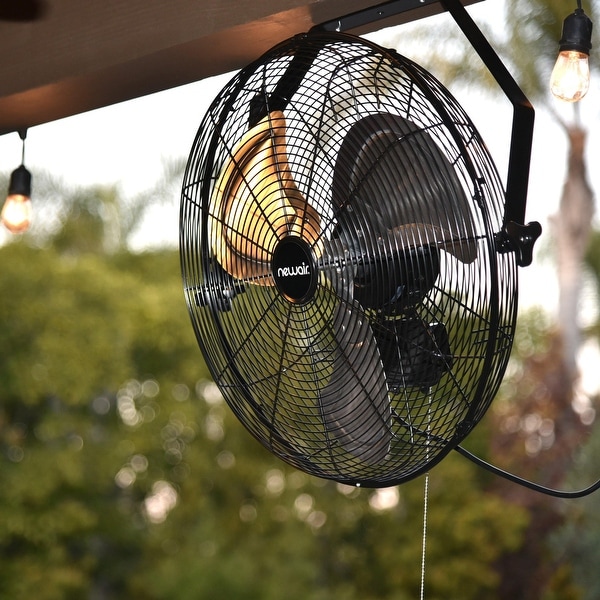 Newair 20undefined Outdoor High Velocity Wall Mounted Fan with 3
