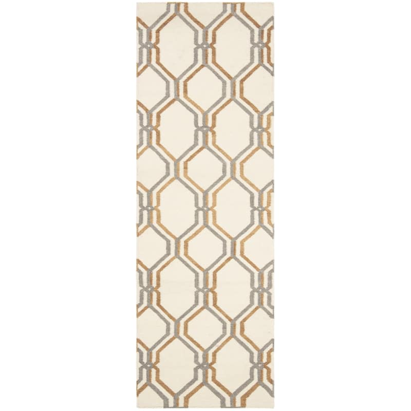 SAFAVIEH Handmade Flatweave Dhurries Phillipa Modern Wool Rug