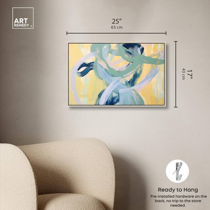 Entangled Embrace I Canvas by Art Remedy