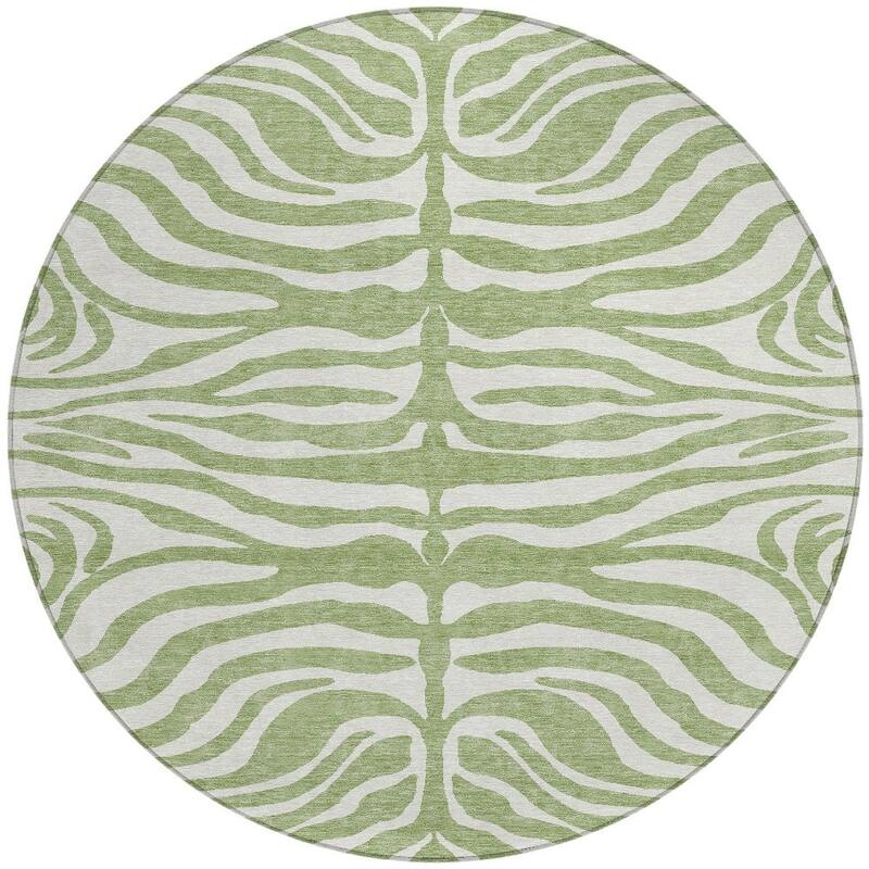 HomeRoots Animal Print Transitional Rectangle Outdoor Rug
