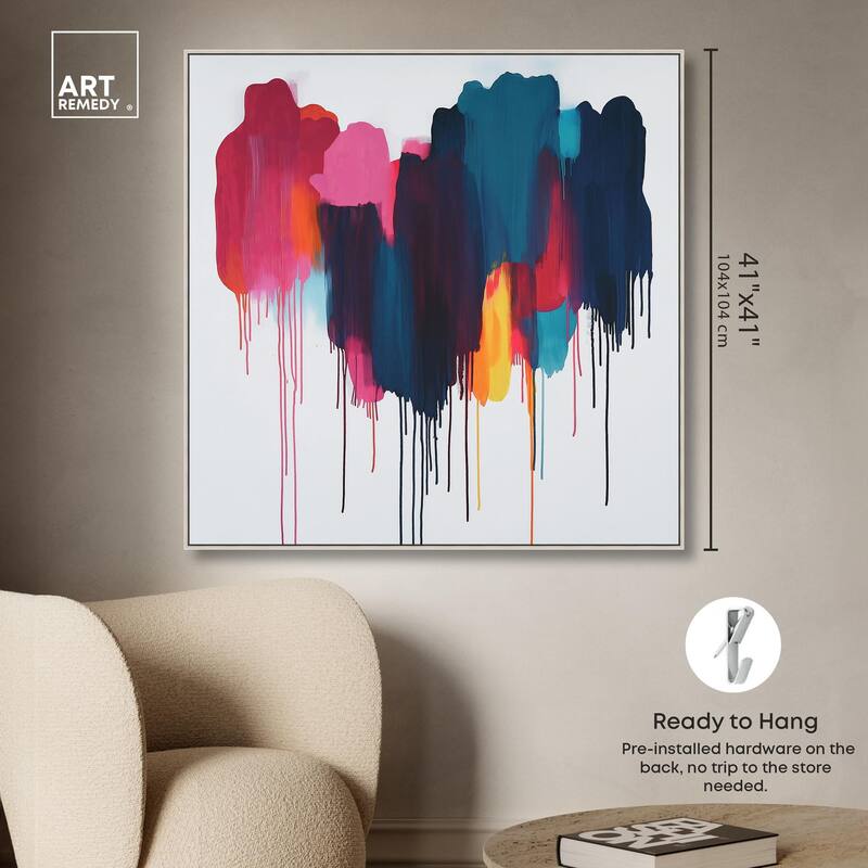 Glacier Color Glide Canvas by Art Remedy