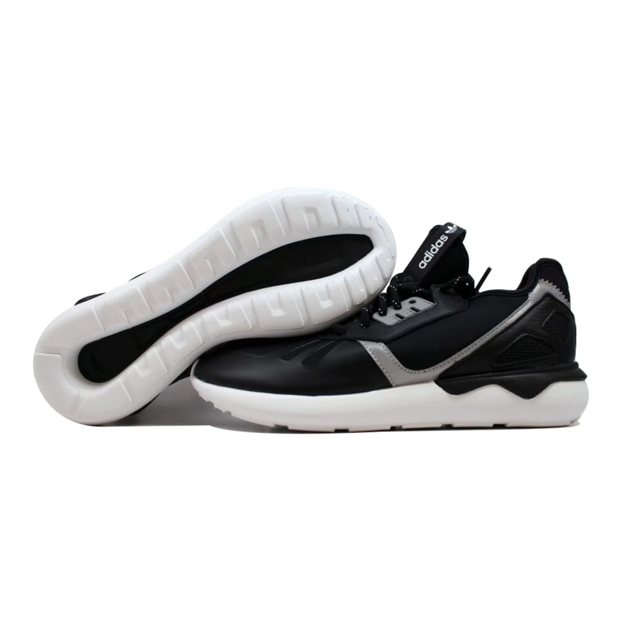 adidas tubular black and white