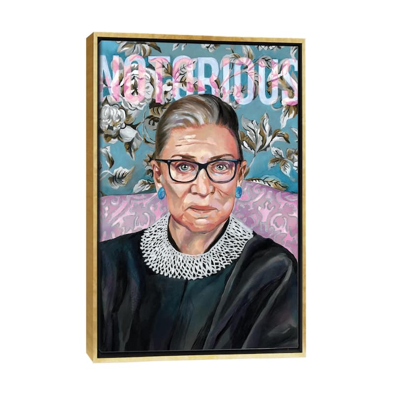 iCanvas "RBG" by Heather Perry Framed Canvas Print - Gold - 26x18