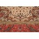 preview thumbnail 10 of 8, Hand Knotted Ivory,Rose Persian Wool & Silk Traditional Area Rug - 11' 7'' x 16' 9''