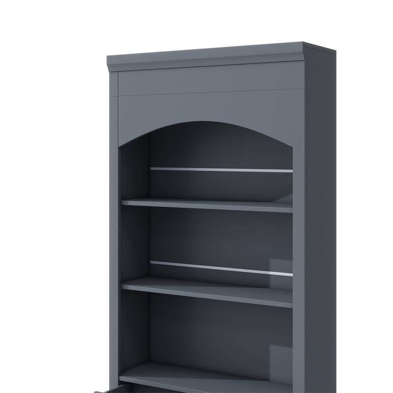 Freestanding Kitchen Pantry Cabinet Combo/Single Kitchen Pantry, Tall Kitchen Hutch with Storage Drawers and Adjustable Shelf