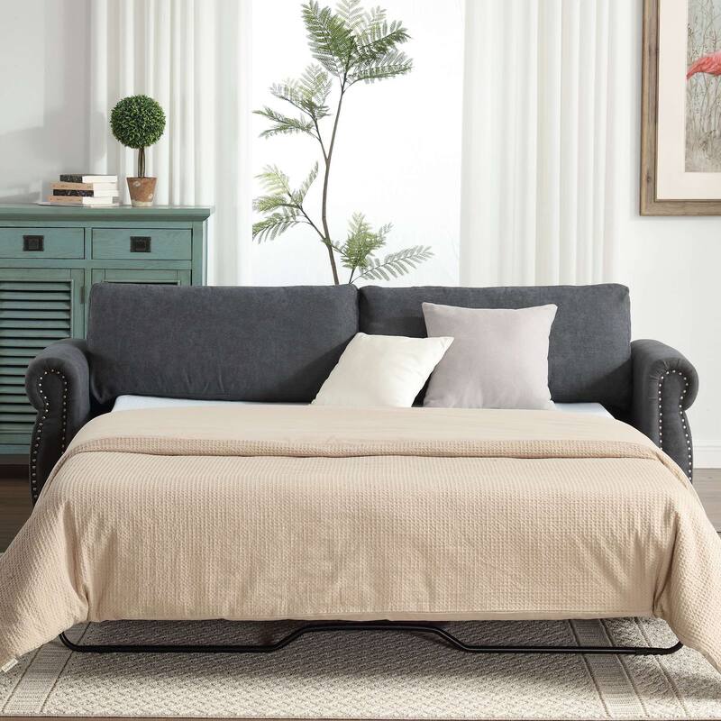 80.7 "2-in-1 sofa bed, living room sofa, with large mattress