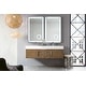preview thumbnail 3 of 13, James Martin Vanities Mercer Island 59" Double Vanity, Latte Oak with Brushed Nickel Hardware