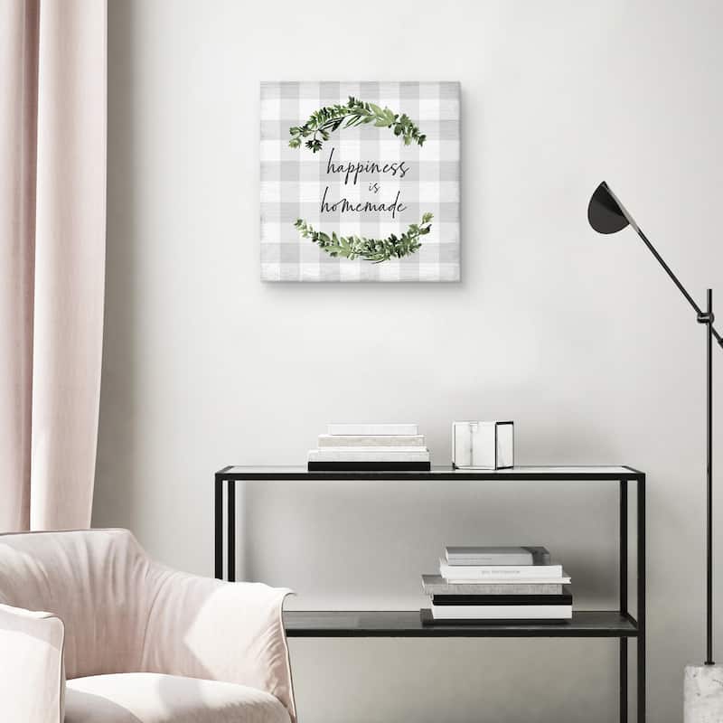 Happiness is Homemade by Natalie Carpentieri Canvas Art Print