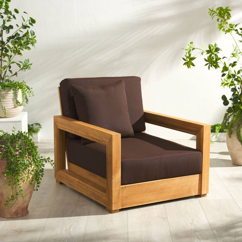 SAFAVIEH Couture Montford Armchair Casing (Cover Only) - 24Wx29Dx1H
