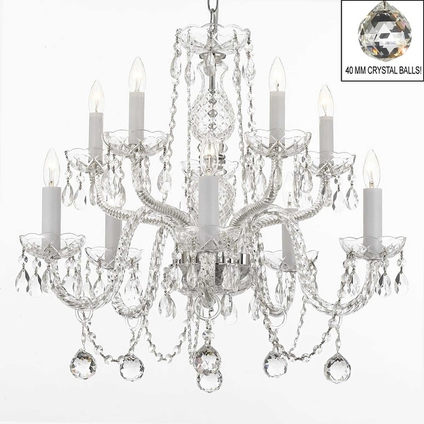 Swarovski Elements Crystal Trimmed Chandelier Lighting All Crystal Chandelier Lighting