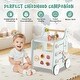 preview thumbnail 17 of 16, MDF Kids Walker with Toys, Storage and Rubber Wheels - 12.5" L x 14" W x 16.5" H