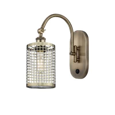 Innovations Lighting 518-1W-13-5 Nestbrook Sconce Nestbrook 13" Tall