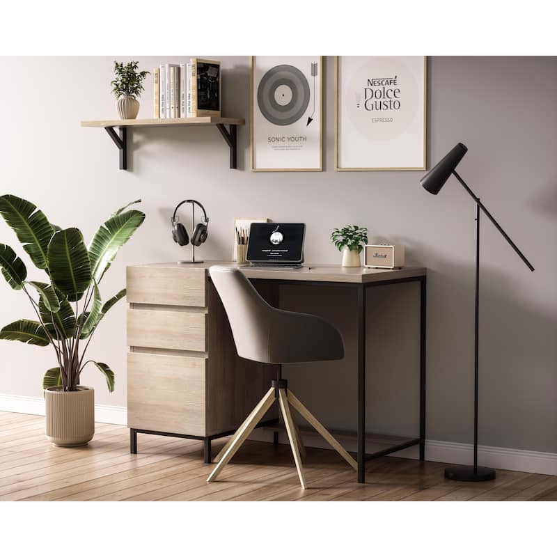 Montague 42 Inch Desk in Mango Wood