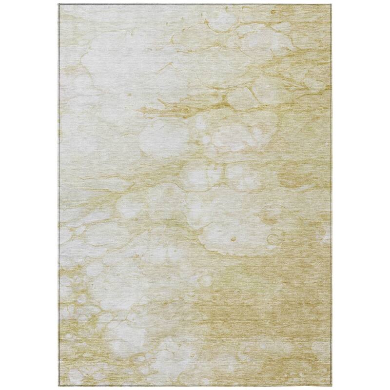 Machine Washable Indoor/ Outdoor Chantille Abstract Modern Rug