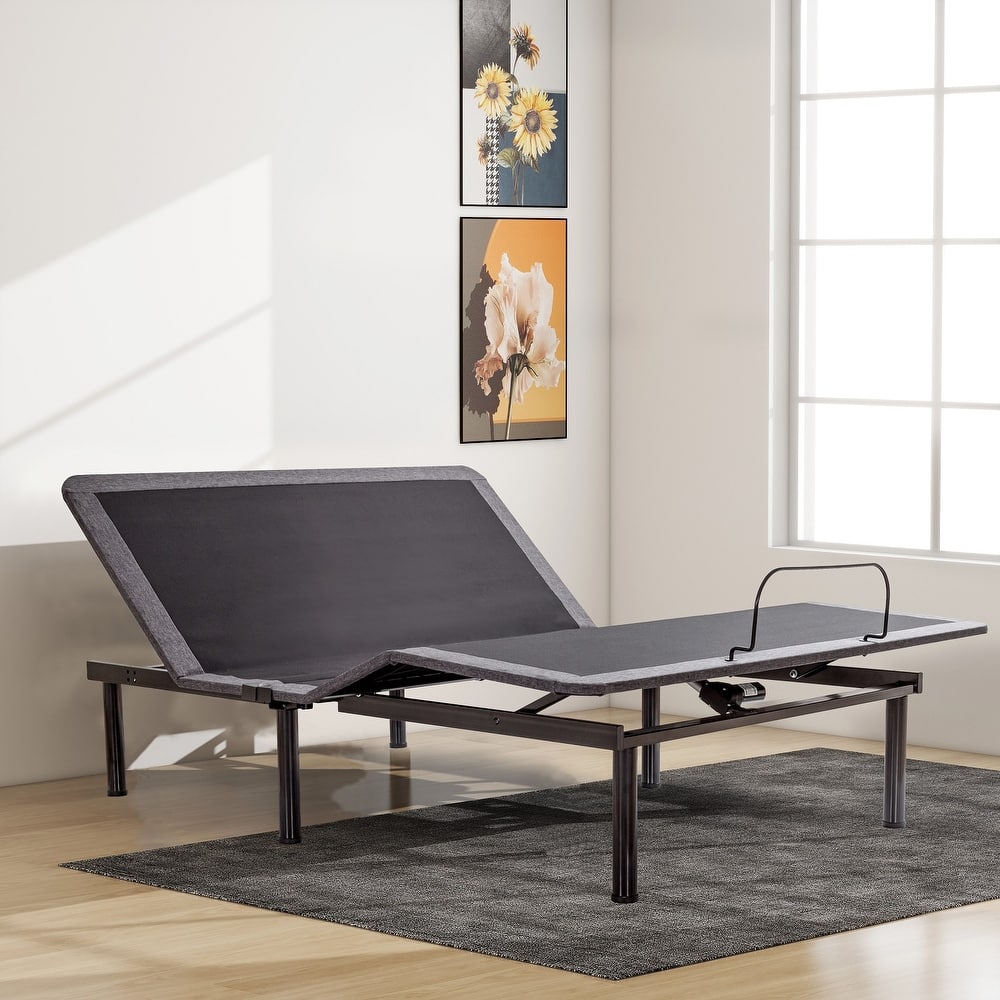 Adjustable Bed Frame, Head & Foot Incline, Wireless Remote Control, Zero Gravity Adjustable Bed Base