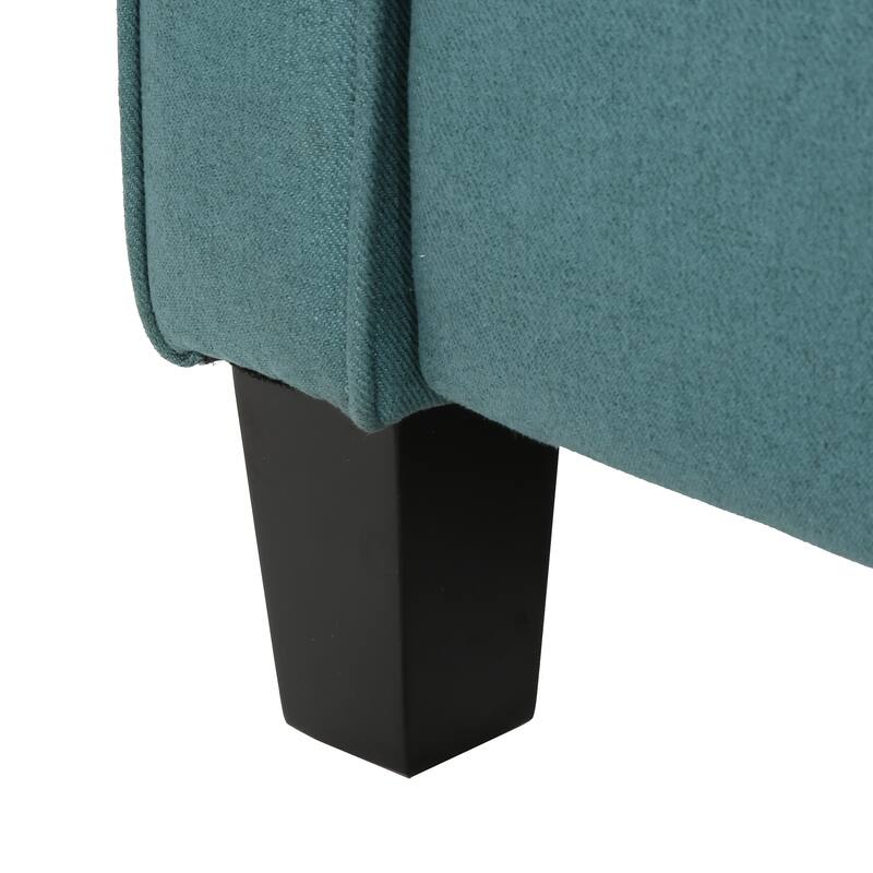 Roomfitters Manual Standard Recliner, Comfortable Lounge Chair for Living Room, Bedroom, Teal