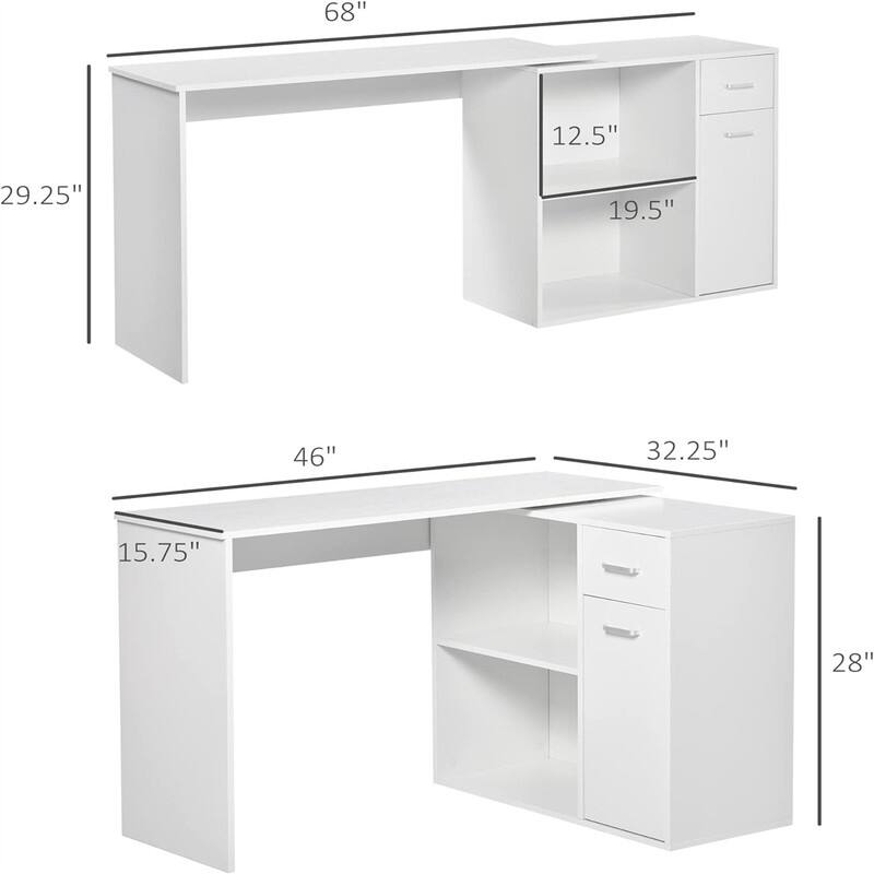 L Shaped Computer Desk