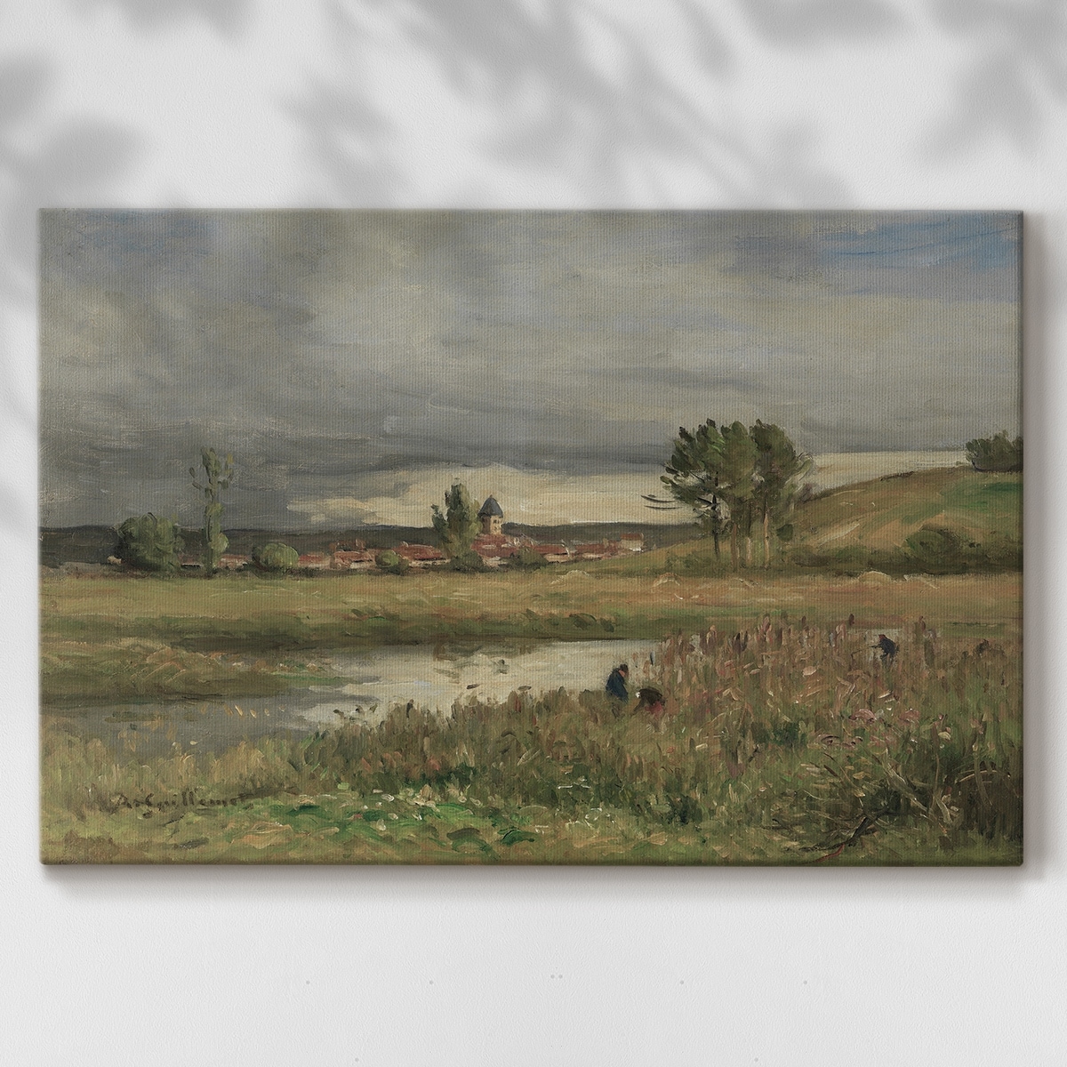 Vintage Landscape -CDLIX -Gallery Wrapped Canvas - On Sale - Bed